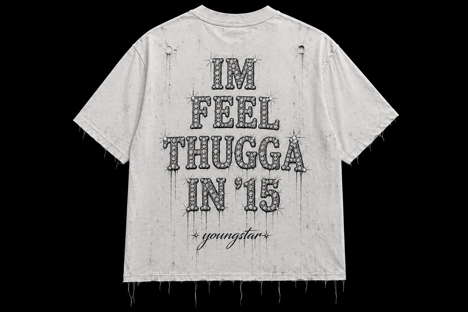 T-shirt croppata thugga